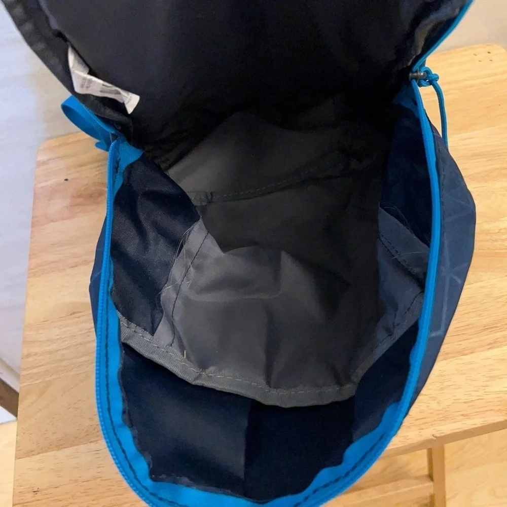 Ozark Trail 10 Liter Hiking Backpack Blue & Embossed Pattern